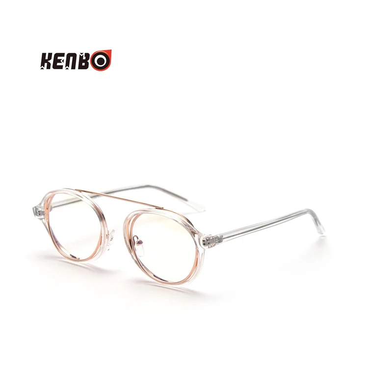 

Kenbo Eyewear 2021 Fashion Custom Unisex Reading Glasses Retro Round Frame Blue Light Blocking Glasses Men and Women