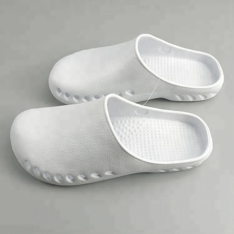 

CleanroomHospital Surgical Medical Shoes, Operating Room Laboratory Medical Shoes EVA Slipper@, White