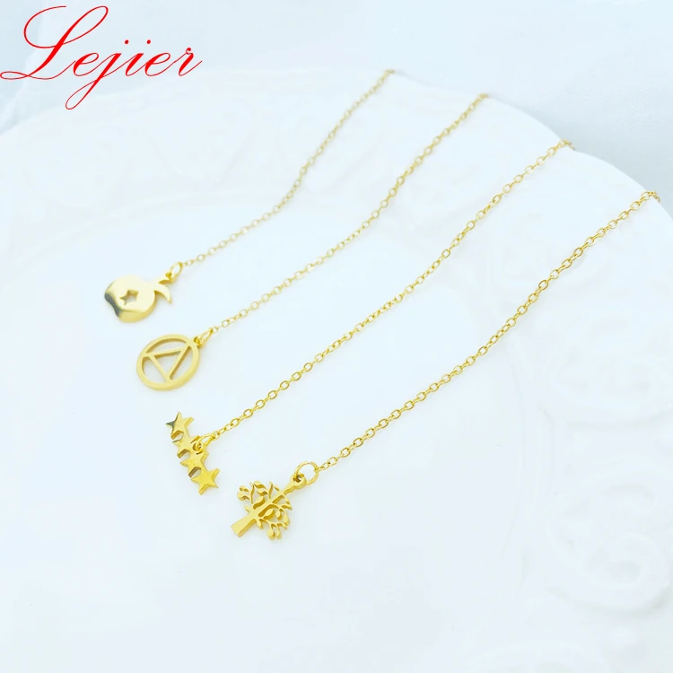 

LEJIER Ms 2021 mini ear chain suit stainless steel earrings suit 18 k ear chain chain professional wholesale shop