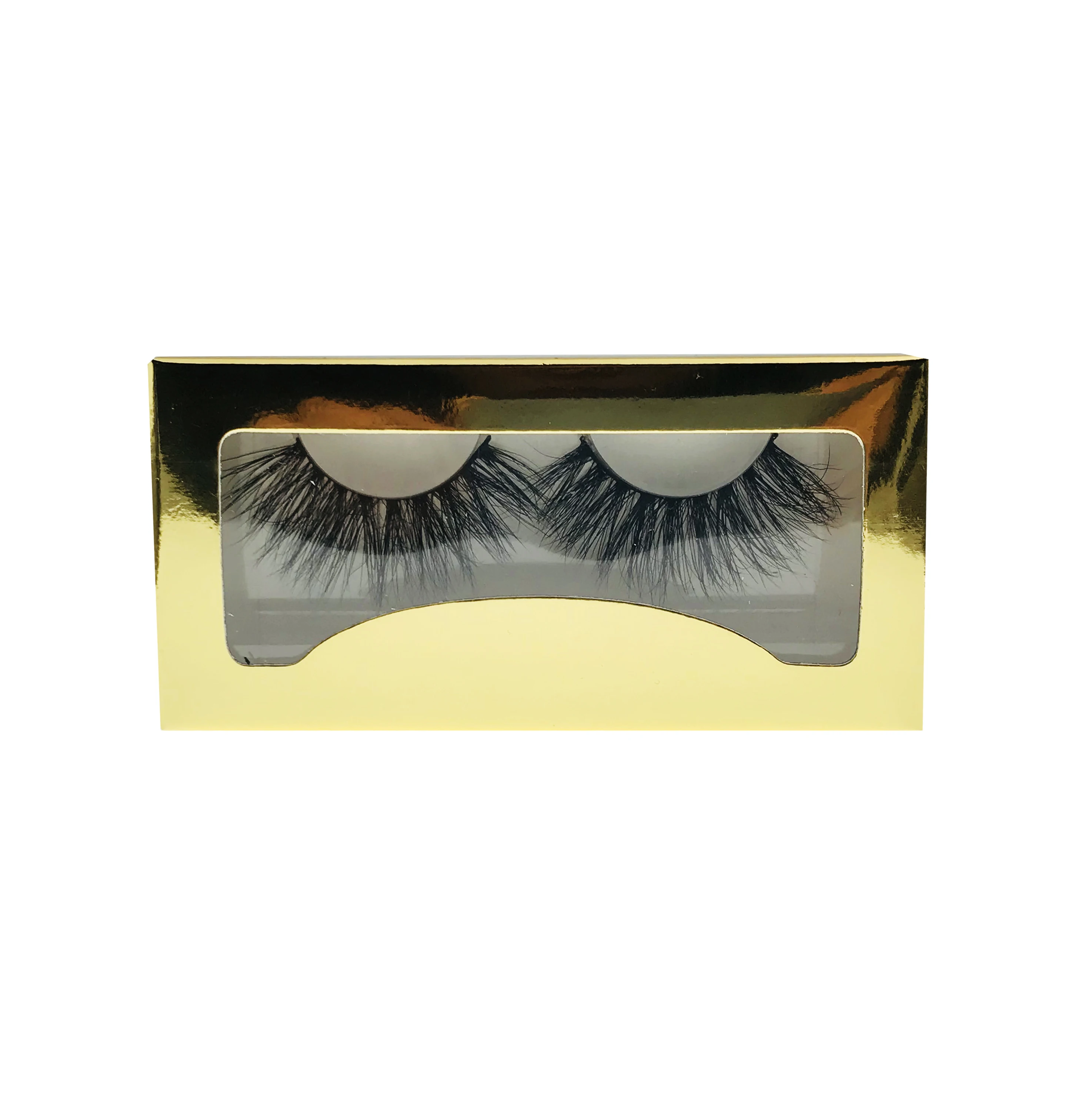 

Top seller wholesale vendor soft 16-18 mm natural silk faux mink full strip lashes, Black