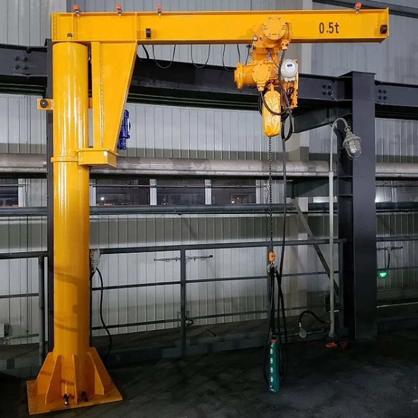 小型3 相 380v 50hz 360 度 0. 5ton 起重机出售