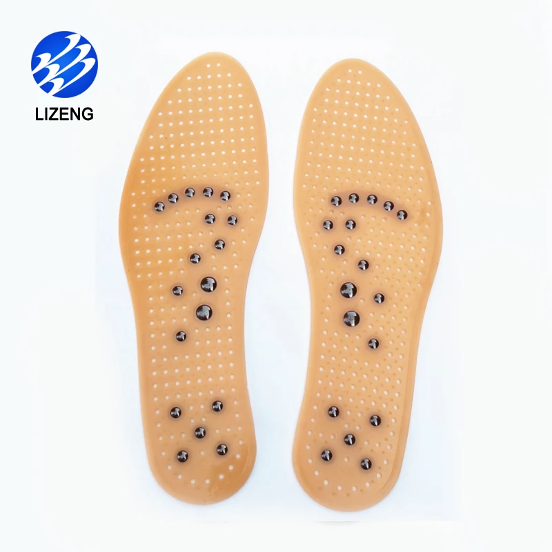 

2020 Amazon Best Selling Unisex Magnetic Therapy Shoe Insoles With 18 Magnets, Yellow / white