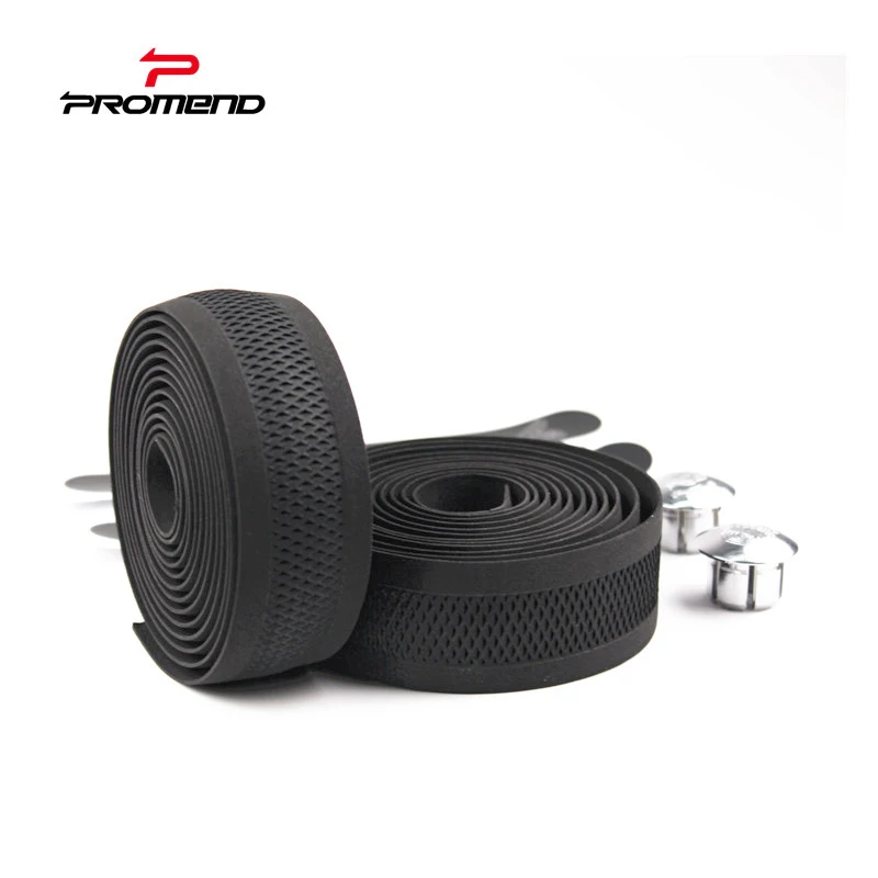 

HOT SALE PROMEND BICYCLE HANDLEBAR TAPE EVA HANDLEBAR GRIPS FOR ROAD BIKE BLACK COLOR BAR TAPE ROAD