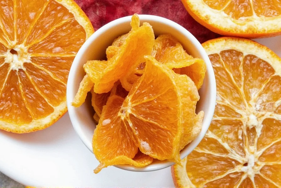 Comparison of fresh vs dried mandarin orange peel