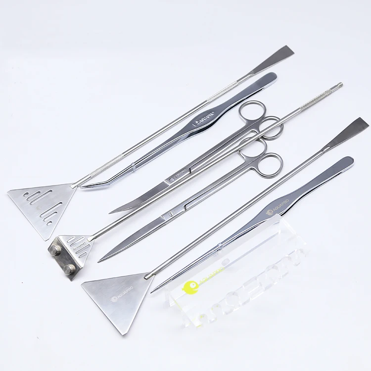 

Aquapro stainless steel tool aquarium scissor aquarium tweezer aquarium algae scrape sand scrape maintenance tool Tool holder