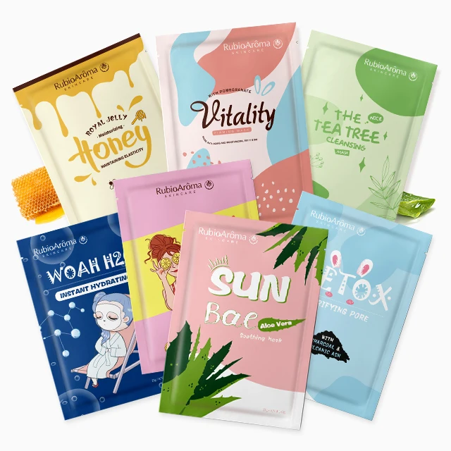 

Private Label Beauty Essence FaceMask Skin Care Organic Vitamin C Sheet Mask Form and Face Use Moisturizing Korean Facial Mask