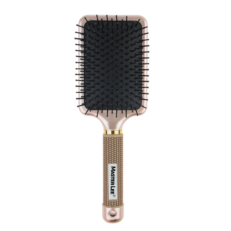 

Masterlee Brand New ABS Rose Gold Scalp Massage Comb, Glue Needle Big Board Comb Smooth Comb