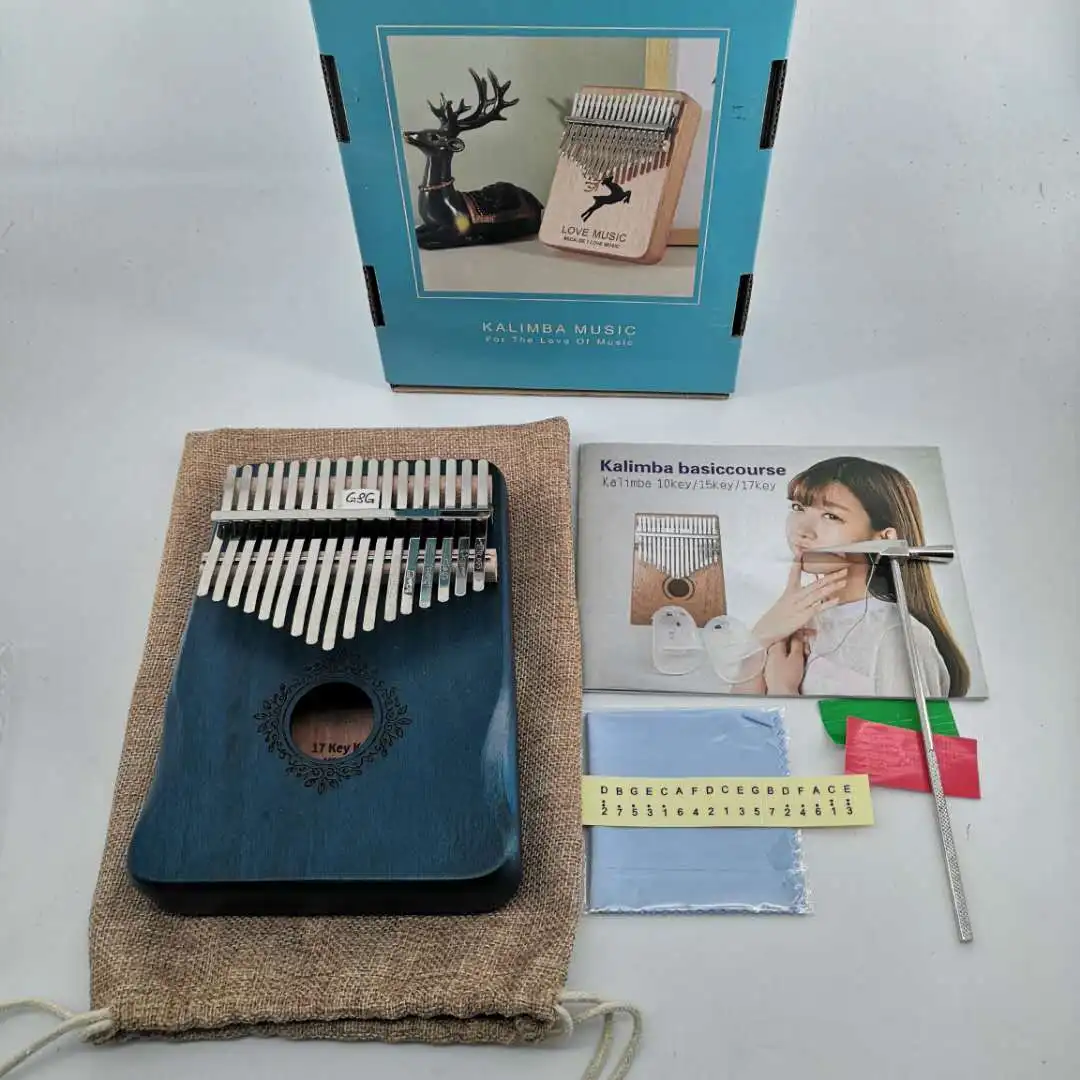 

Factory Complete Sets 17 Keys Kalimba Thumb Piano