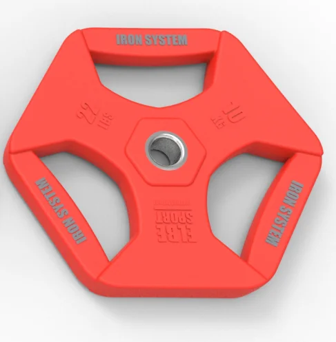

Free Weight Fitness Colorful PU Coated Barbell Plate Weight Plate Gym Bumper Plate