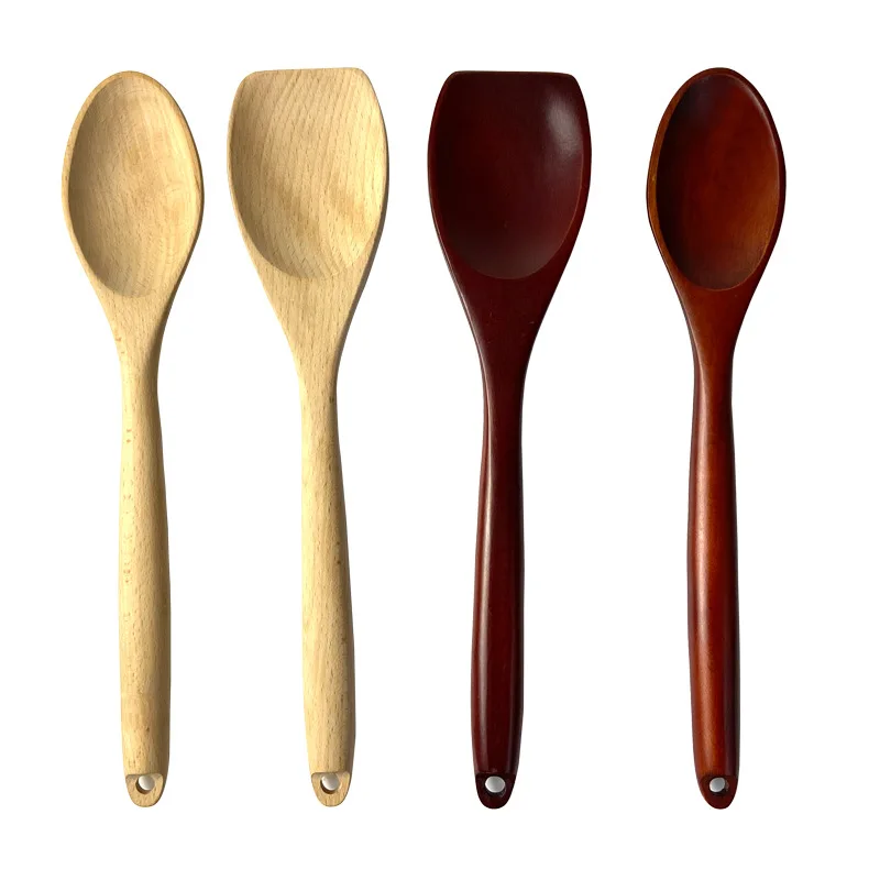 

Home Cooking Non-stick Rice Beech Wooden Mixing Spatulas Spoon Wooden Spoon Set Spatula