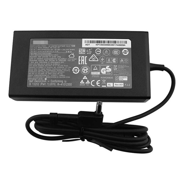 

HK-HHT 19V 7.1A 135W 5.5mm*1.7mm Charger PA-1131-16 For Acer Nitro 5 AN515-42-R5ED AC Adapter