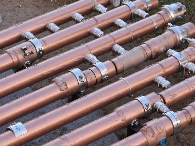 Copper tubing arrangement in solar water heater collector