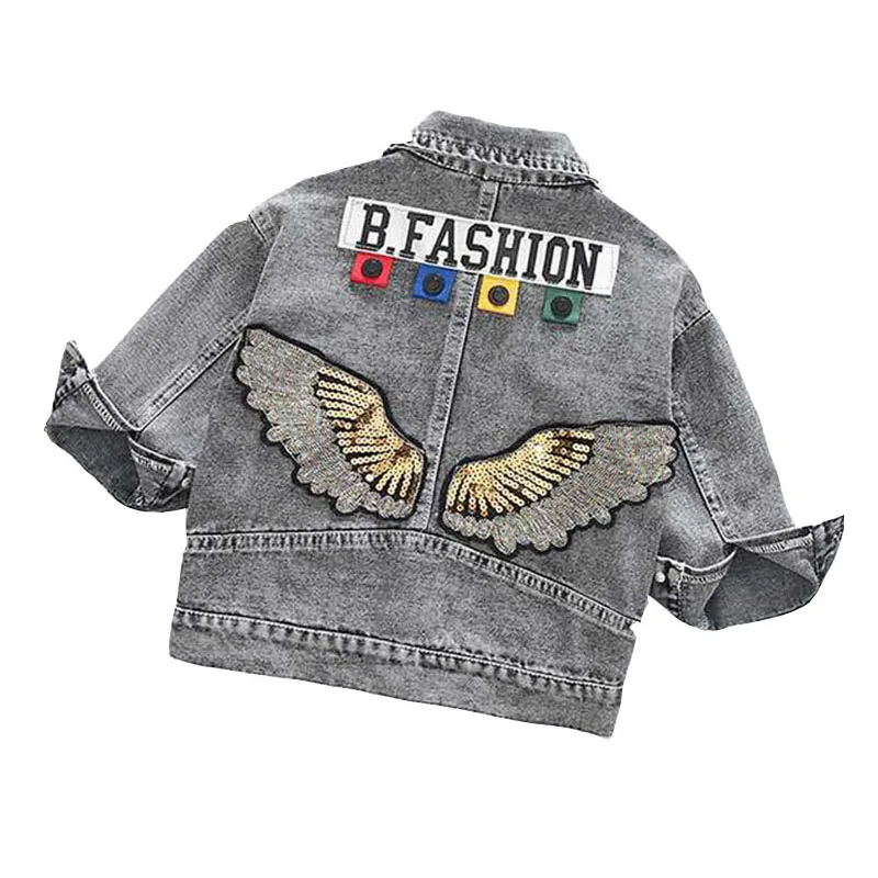 

2 3 4 5 6 Years Boys Jackets Kids Coats Boys Children Clothing Autumn Baby Denim Jacket Outerwear Cartoon Jean Clothes Children