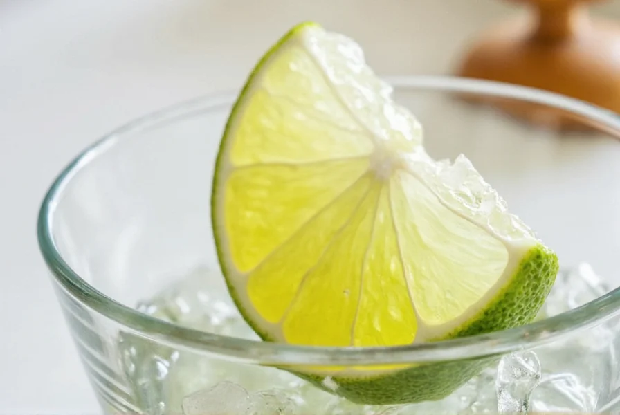 Lime with zest and juice
