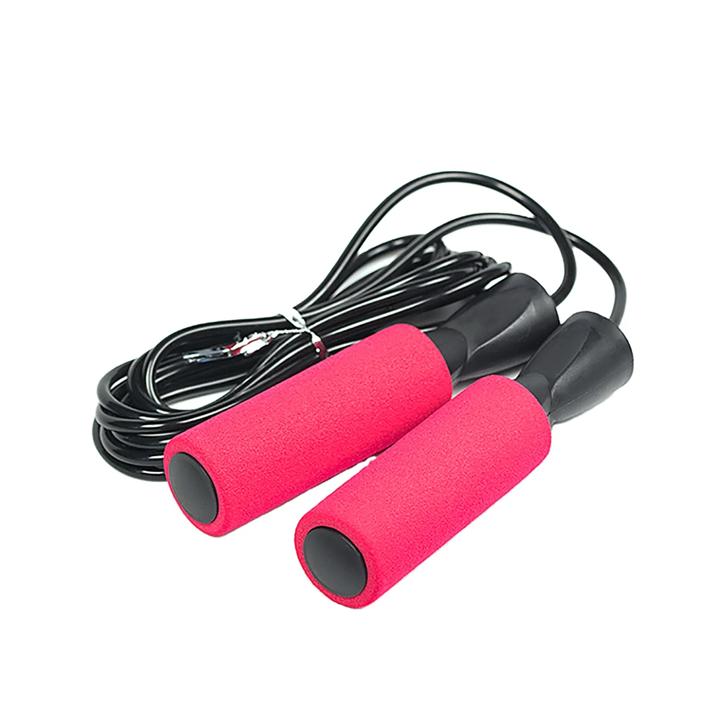 

Hot selling speed jump rope sport fitness jump rope PVC adjustable bearing skipping rope, Blue/green/black/red