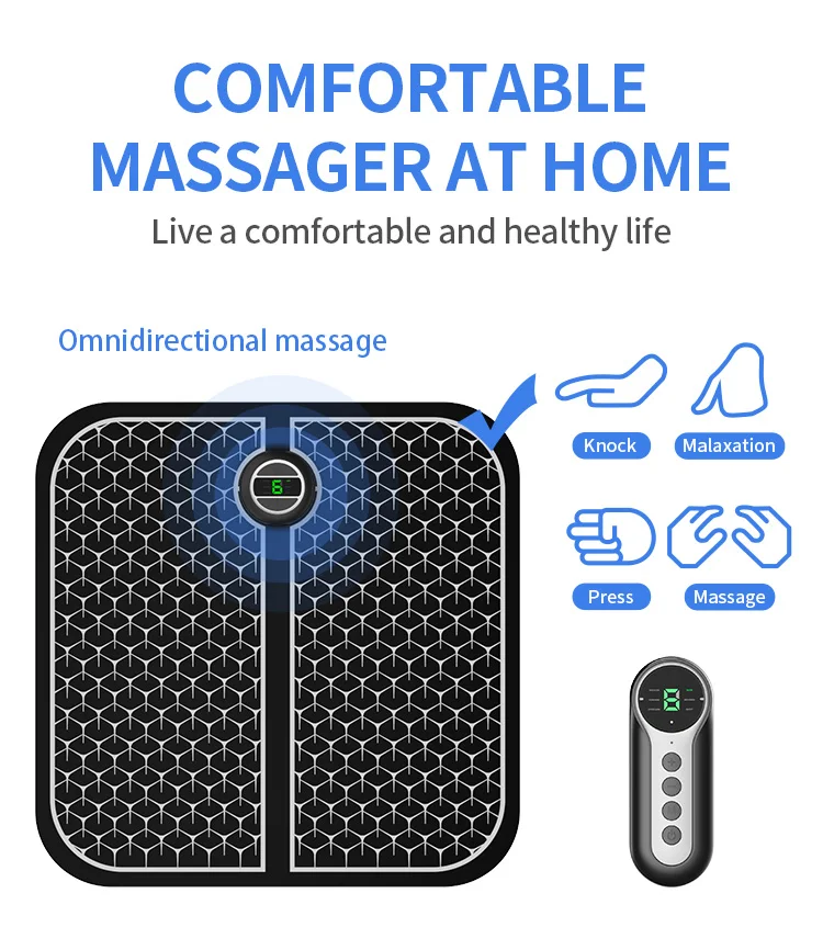 New Double Channel Double Lcd Display Remote Control Rechargeable Ems