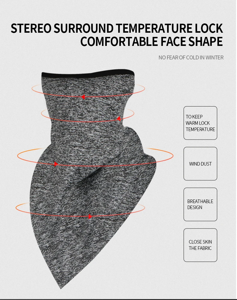 Winter Warmer Windproof Driving Outdoor Cycling Keep Warmer face mask Neck Warmer Gaiter  Polar Fleece Ski Face Mask Cover for