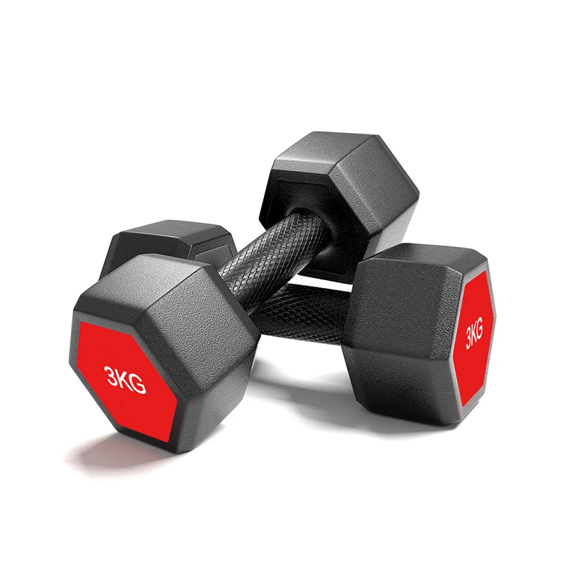 

Vivanstar ST1808 6kg 10kg 12kg 15kg 20kg Electroplate Hexagonal Dumbbell Set, Balck