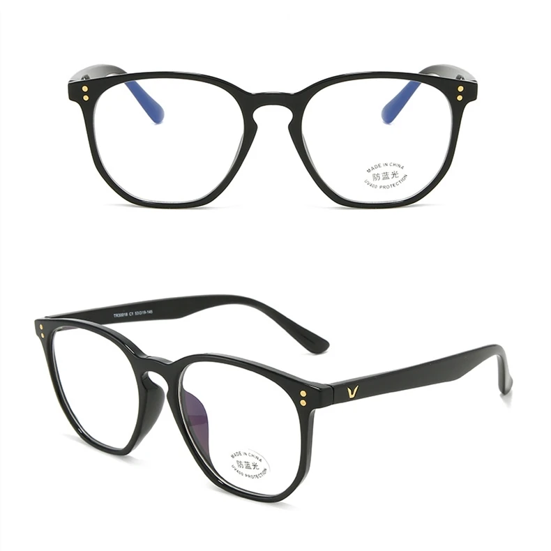 

DLO30018 DL blue light glasses nail vintage square TR90 frame computer oculos blue filter customized oem eyewear 2020