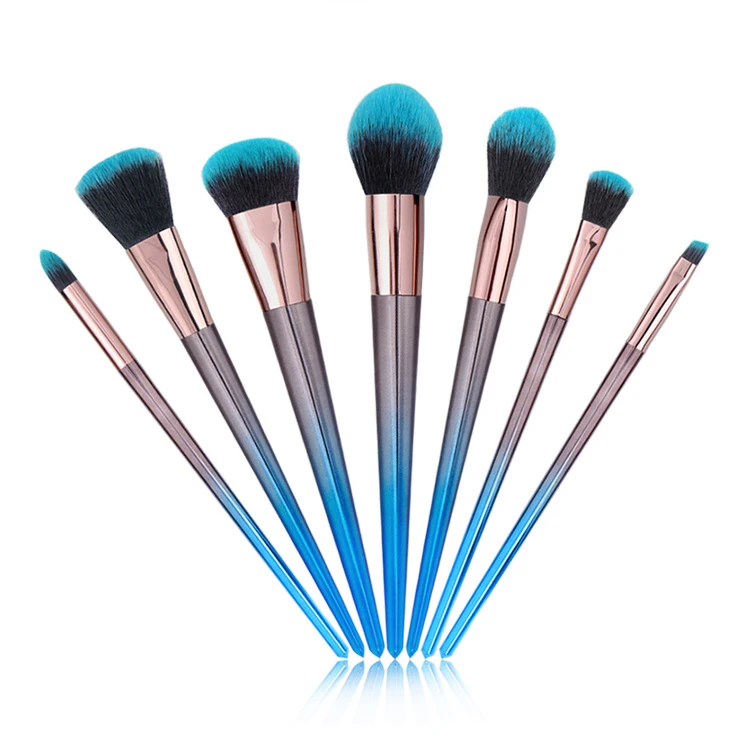 

Diamond Fish Makeup Brush Set Foundation Blending Power Eyeshadow Contour Concealer Blush Cosmetic Beauty Make Up, As pictures