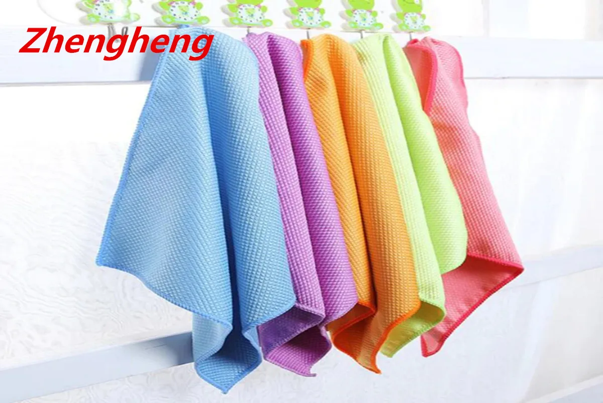 Fish scale dish kitchen cleaning cloth