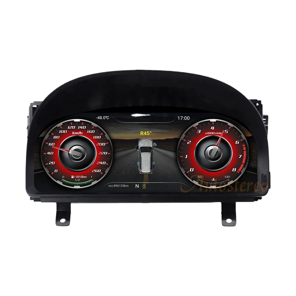 

For Toyota Highlander 2015-2019 LCD Dashboard Auto Player Digital Cluster Instrument Panel Multifunctional QLED Speed Meter