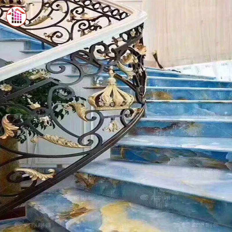 Piedra De Ónix De Mármol Azul Paquistaní Translúcida A Buen Precio