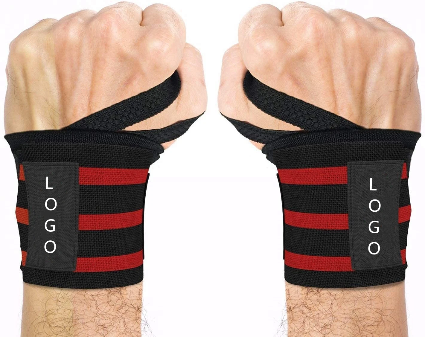 

High quality elastic polyester orthopedic breathable wrist brace support strap wrap