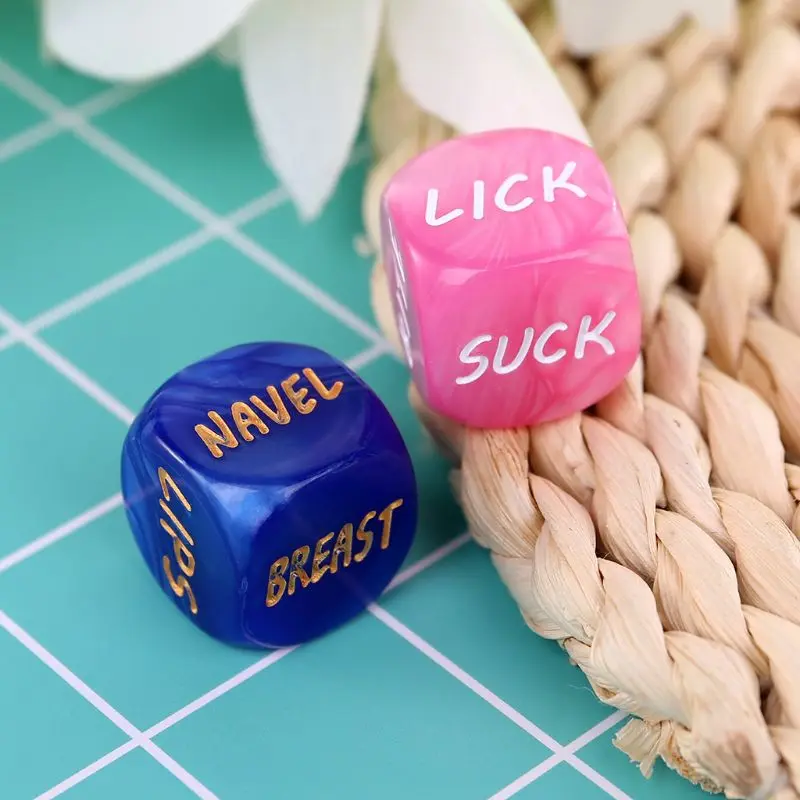 2pcs Sides Sex Funny Love Dice Game Toy Erotic Adult Couple Bachelor