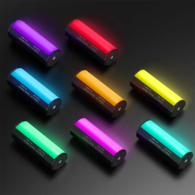 

Ulanzi i-Light Strong Magnet Rgb Tube Light photography Rechargeable Mini portable Led Camera video Light For Party Use