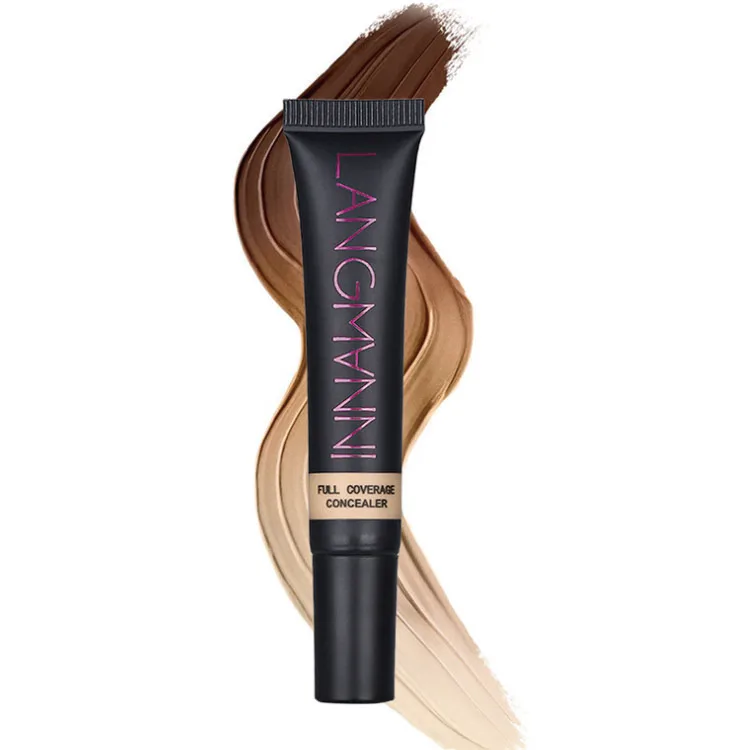 

Langmanni full coverage concealer waterproof long lasting foundation cream perfect cover liquid concealer makeup