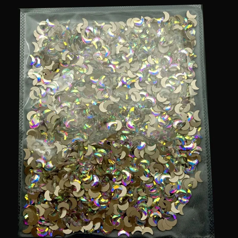 

Crystal Ab Various Shaped Crystal Stone Glue On Rhinestones In Bulk 1440pcs Non Hotfix Flat back For Nail Art