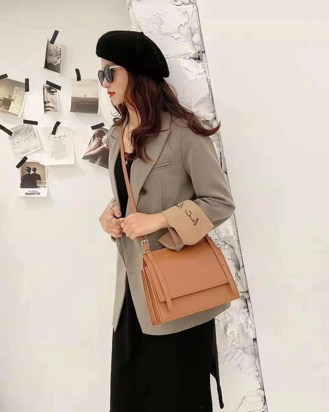 

Hot sell fashion shoulder bag 2021 women cross body bag sling bag for ladies, More color