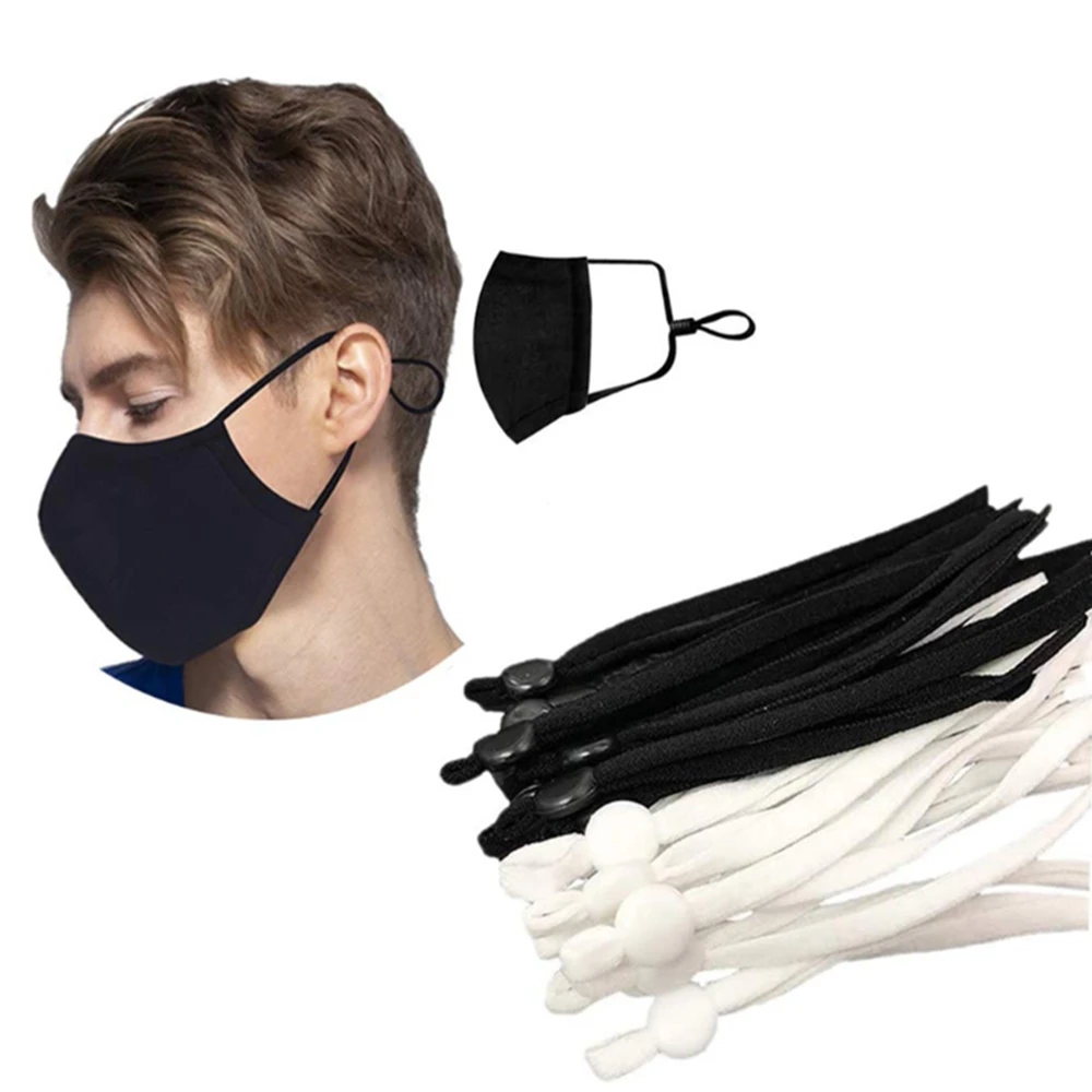 

5mm flat adjustable elastic band earloop for facemask