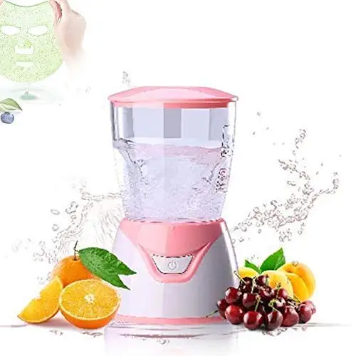 

Beauty Skin Cosmetic Product Collagen Pills Mini Smart Face Mask For Facial Machine Diy Mask Fruit Maker, Pink white