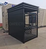 China Supplier Modern House Stainless Steel Sentry Box guard house design layout