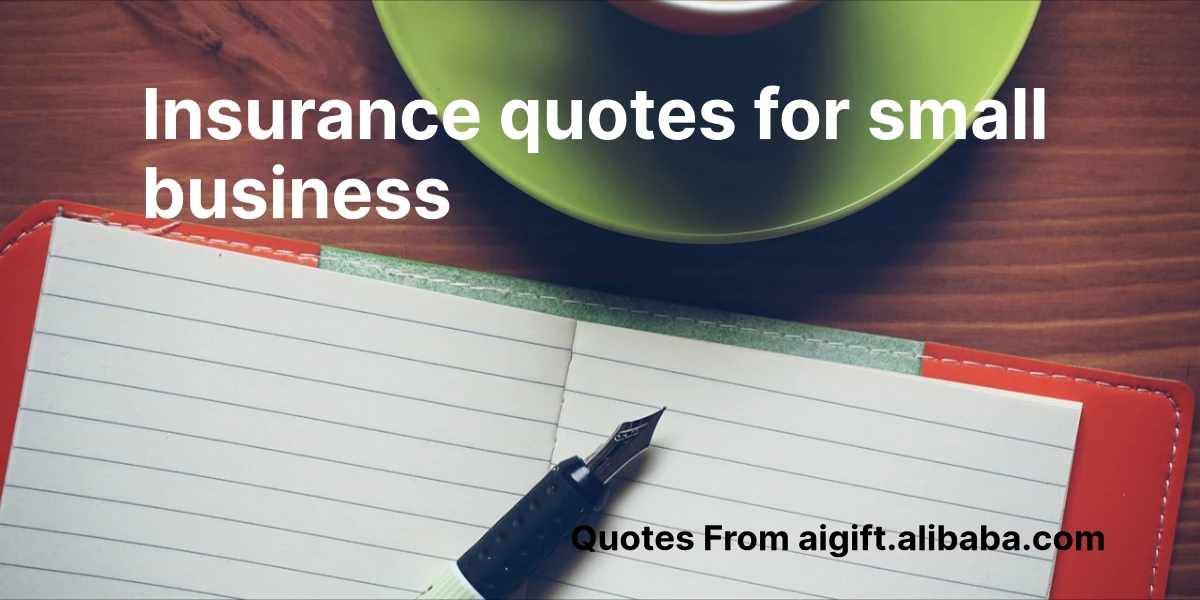 insurance quotes for small business