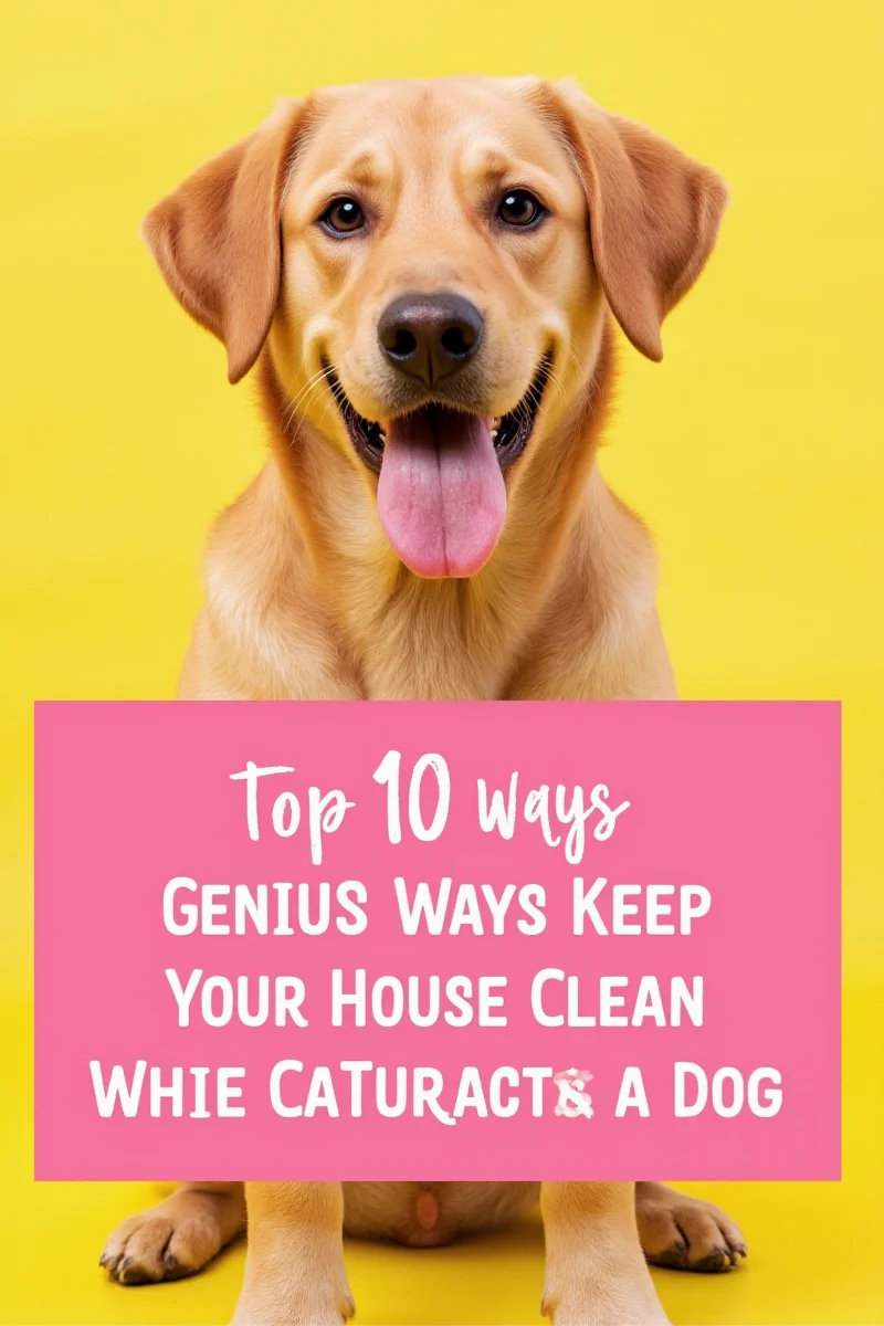 Dog-friendly cleaning routine chart