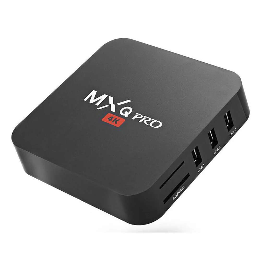 

Best Selling MXQPro 4k Android 7.1 Quad Core Amlogic S905w Android TV BOX 16GB ROM Set Top Box