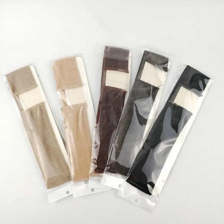 

Wholesale Adjustable No Slip Elastic Strap Swiss Lace Transparent Front Headband Velvet Head Band Wig Grip For Full Lace Wig