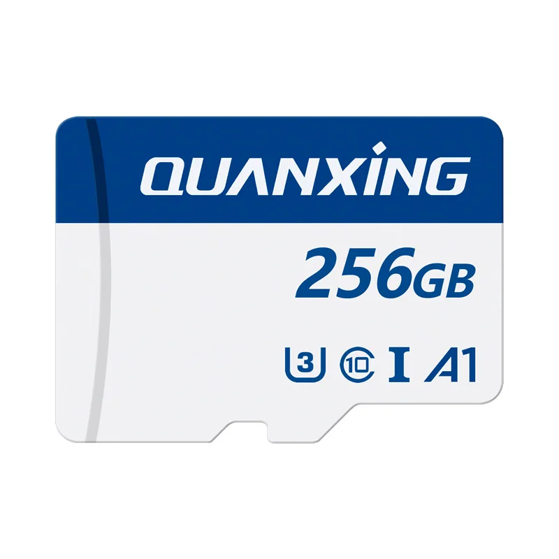 

QUANXING TF Card 256GB Class10 U3 High Speed for Phone/Camera/Recorder Micro 256G C10 SD Memory Card