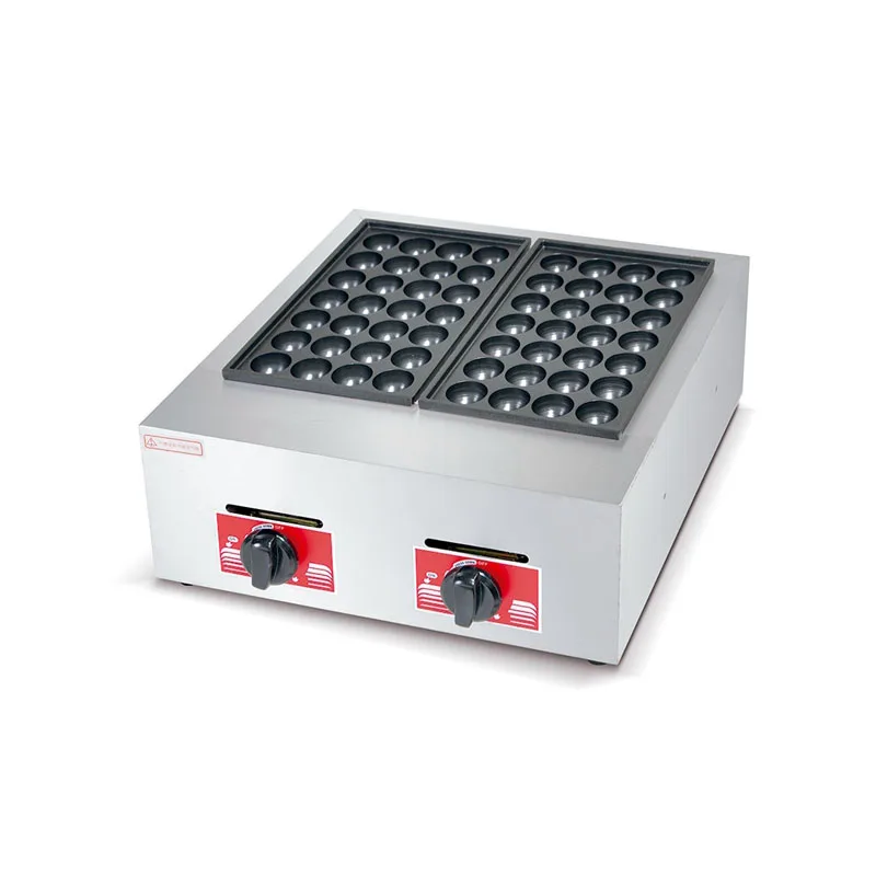 

Professional commercial takoyaki maker fish ball barbecue oven gas takoyaki machine with 56 holes