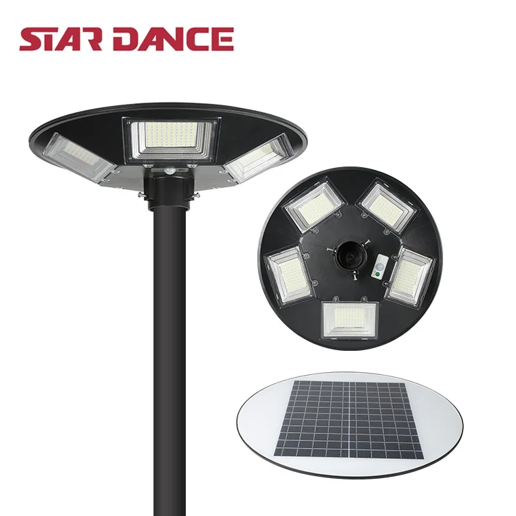 

Factory Direct Sale Low Price High Efficiency Intelligence ABS Plastic 100w 150w 300w Courtyard Solar Street Light