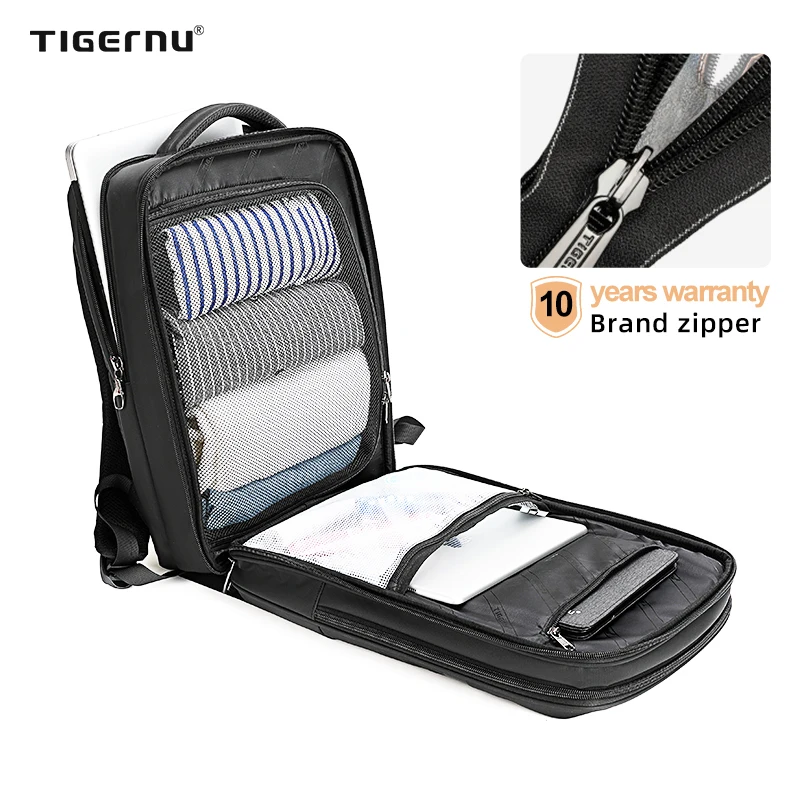 

Tigernu T-B3982 black Bag manufacturer waterproof men bag packs wholesale bag factory fashion luggage laptop backpack