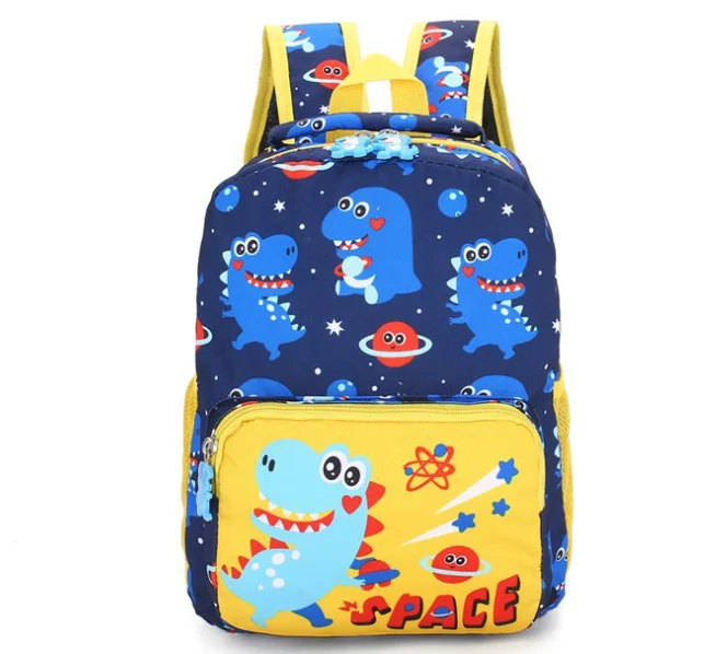 

New Kids Backpacks Cute Dinosaur Printed Cartoon School Bags for Kindergarten Girls Boys Children Anti-lost Bags, Many colors