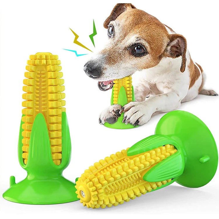 

Sell helps dog solve separation anxiety corn shaped squeaky dog sucker chew toy