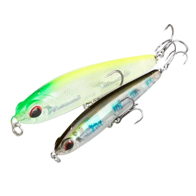

KINGDOM 4503 Pencil Fishing Lure 60mm 3.1g Top Water Mini Floating Bait Trout Artificial bait, 6 colors