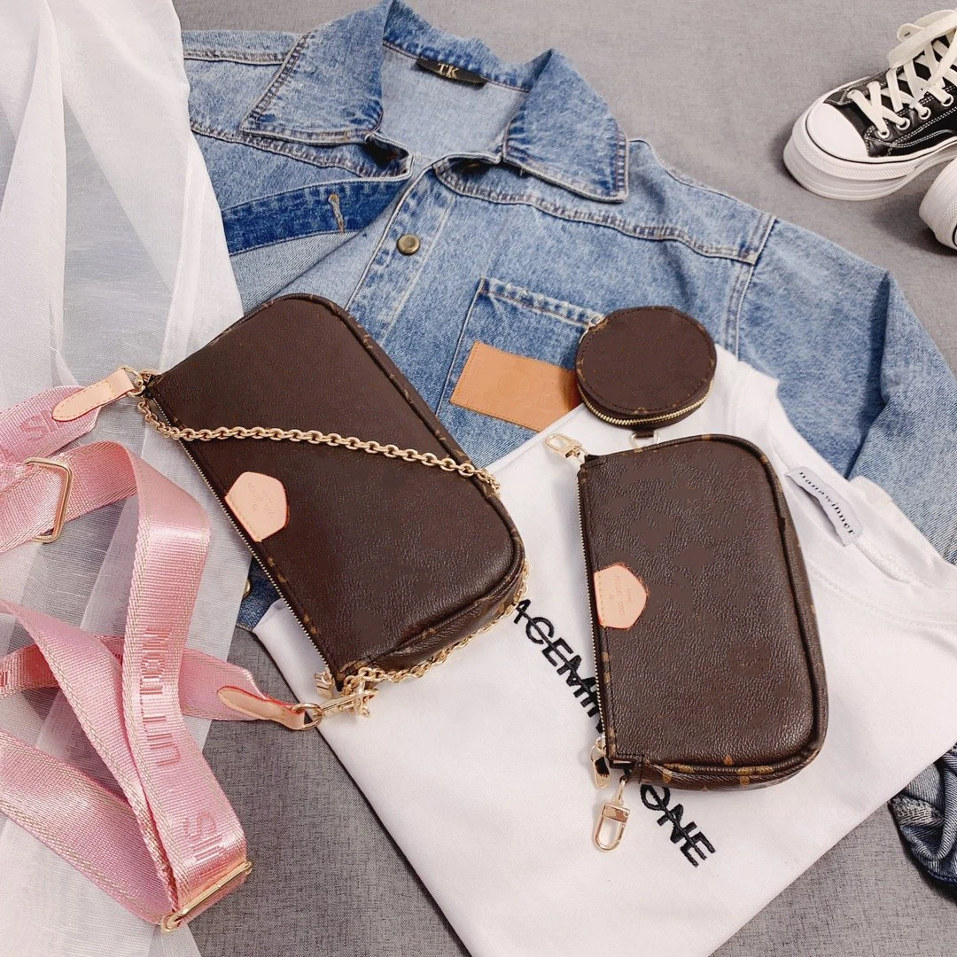 

Hot selling Wholesale high quality replica designer handbags louiss viutton handbags luxury 3 in 1 woman bags, Customized color