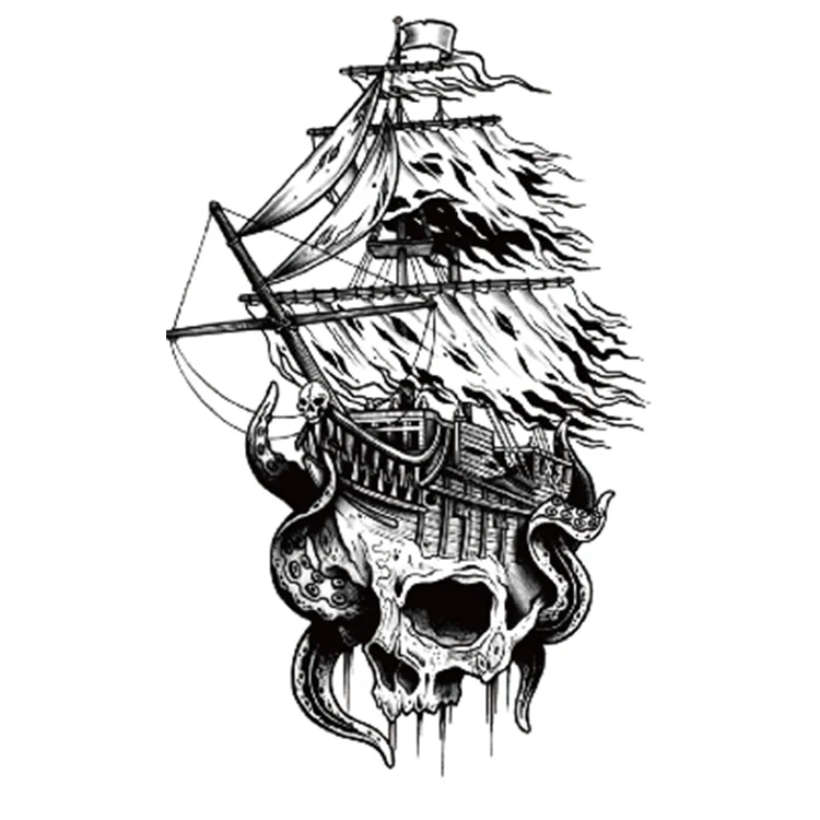 

Hot sale design Man Water Transfer Temporary Tattoo Sticker, Cmyk