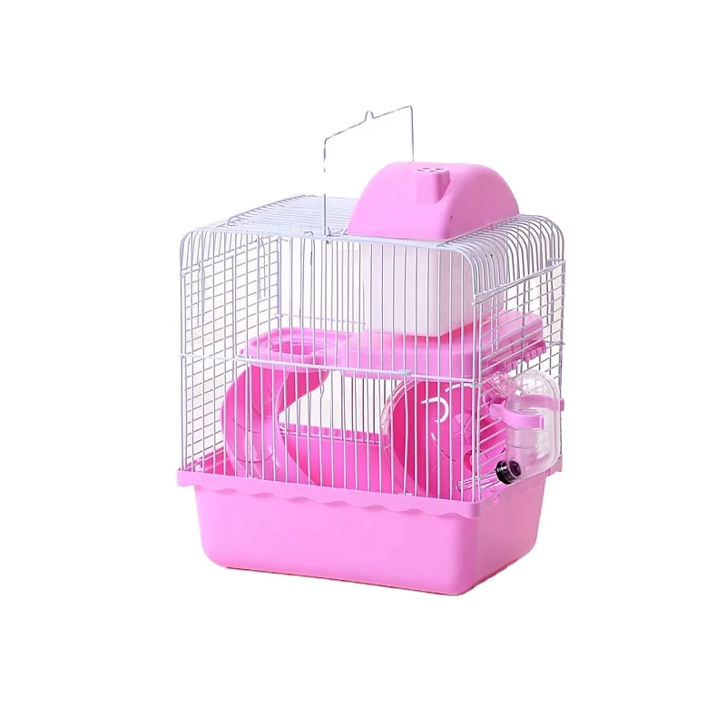 

Factory colorful hamster cage custom pet houses plastic small animal cage, Orange/pink/light blue/green/chocolate